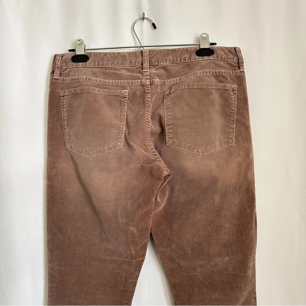 J. Crew Women's Toothpick Super Skinny Stretch Corduroy Ankle Zip Pants Size 30